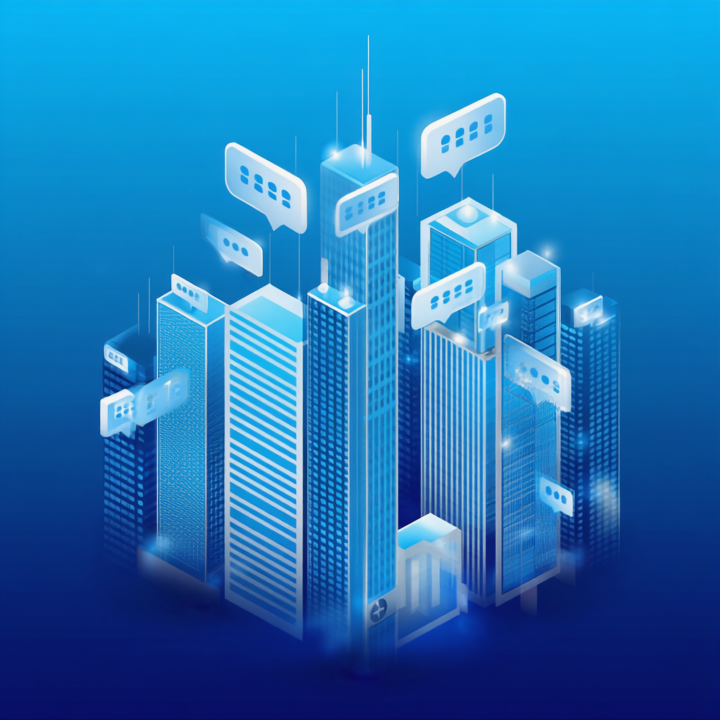 Modern business solutions visualization